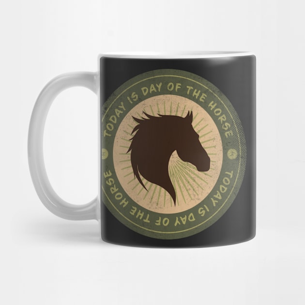 Today is Day of the Horse Badge by lvrdesign